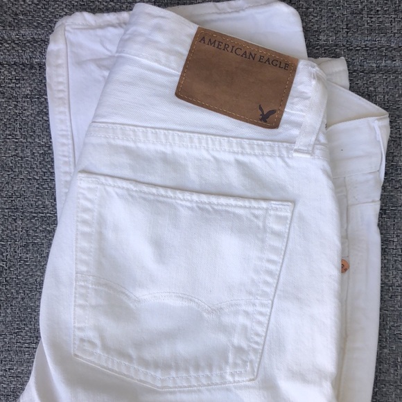 American Eagle Original Straight jeans in white 28/30 - Picture 3 of 7